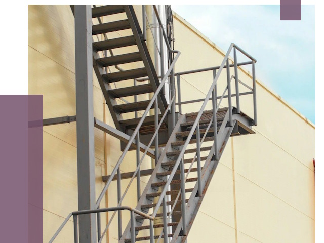 Пожарные лестницы в Ленинске-Кузнецком от 12265 руб. — монтаж и продажа | ПРОЛЁТ-Лнн