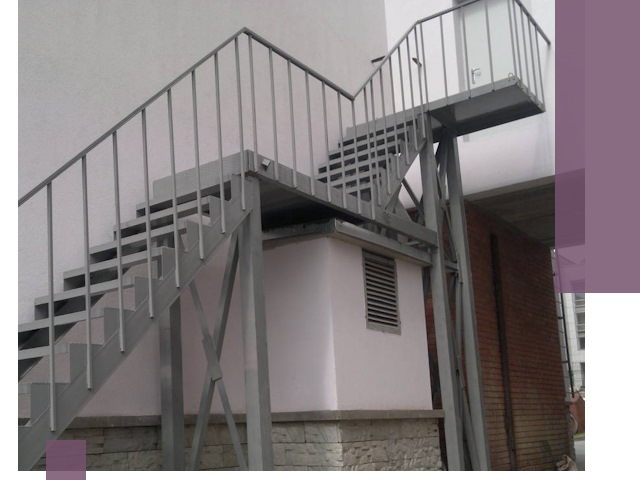 Монтаж пожарных лестниц под ключ в Ленинске-Кузнецком с гарантией качества