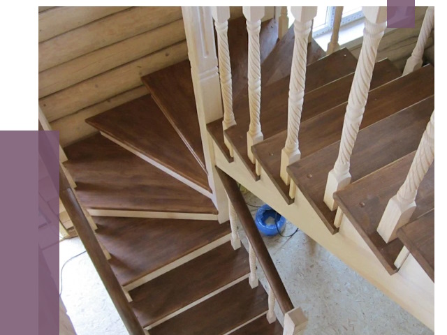 Реставрация деревянных лестниц в Ленинске-Кузнецком от 4293 руб.