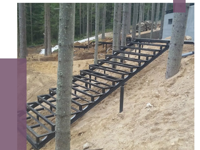 Монтаж металлических лестниц в Ленинске-Кузнецком от 13543 руб. 