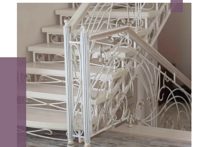 Изготовление кованых лестниц на заказ в Ленинске-Кузнецком от 86879 руб. | ПРОЛЁТ-Лнн