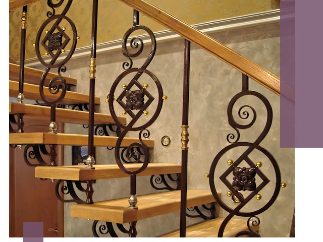 Изготовление кованых лестниц под ключ в Ленинске-Кузнецком