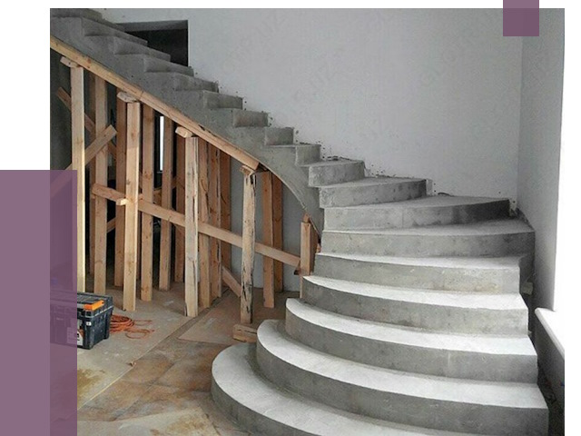 Изготовление бетонных лестниц под ключ в Ленинске-Кузнецком от 19931 руб. | ПРОЛЁТ-Лнн