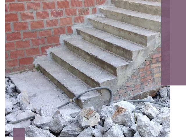 Демонтаж бетонных лестниц в Ленинске-Кузнецком: быстро и безопасно