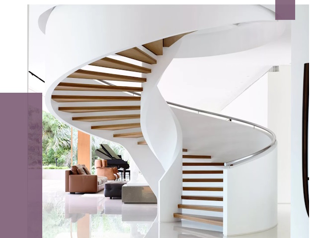 Винтовые лестницы в Ленинске-Кузнецком под ключ от 48550 руб. | ПРОЛЁТ-Лнн