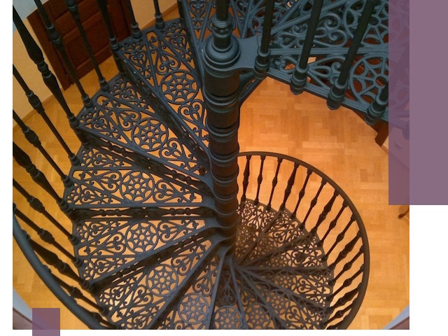 Винтовые лестницы под ключ в Ленинске-Кузнецком: производство и монтаж