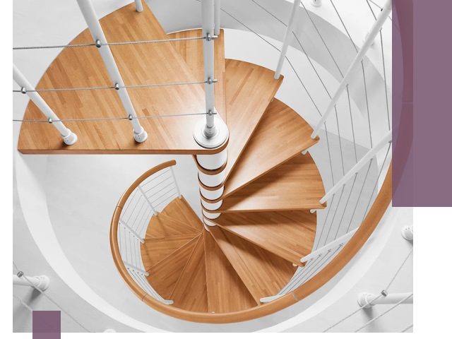 Изготовление винтовых лестниц под ключ в Ленинске-Кузнецком