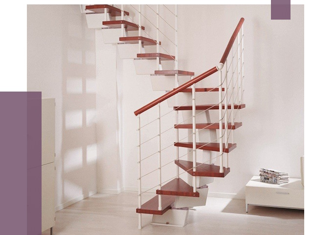 Изготовление лестниц на больцах в Ленинске-Кузнецком от 9710 руб. | ПРОЛЁТ-Лнн