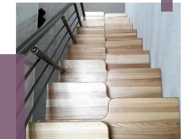 Лестницы гусиный шаг в Ленинске-Кузнецком от 13032 руб. под ключ | ПРОЛЁТ-Лнн