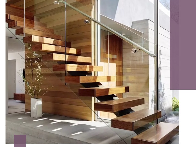 Современные лестницы на заказ в Ленинске-Кузнецком — изготовление и монтаж