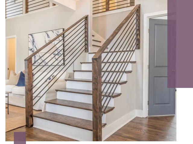 Лестницы для коттеджа под ключ в Ленинске-Кузнецком — изготовление и монтаж