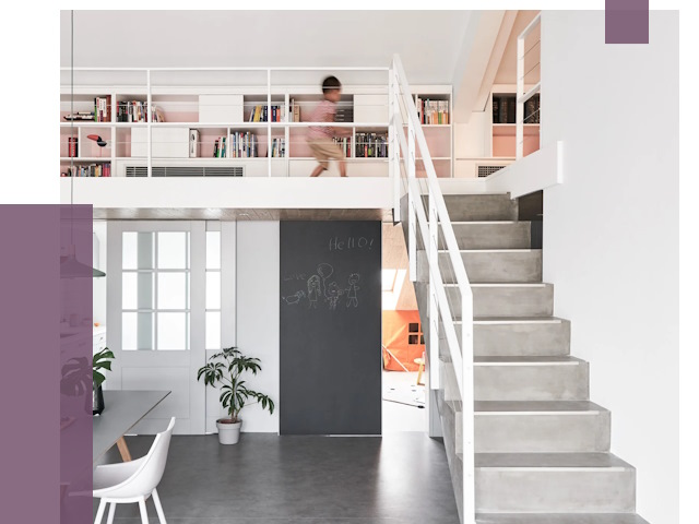 Лестницы для двухуровневой квартиры в Ленинске-Кузнецком от 176312 руб. | ПРОЛЁТ-Лнн