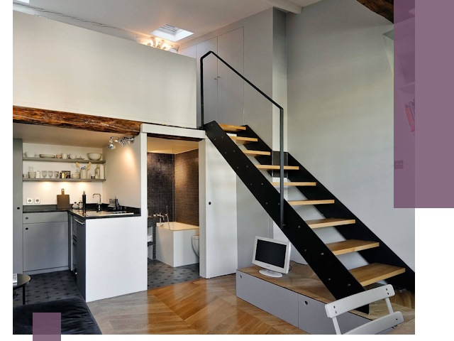 Лестницы на антресоль под ключ в Ленинске-Кузнецком — изготовление и монтаж