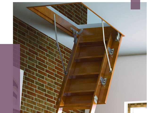 Установка чердачной лестницы в Ленинске-Кузнецком от 7819 руб. | ПРОЛЁТ-Лнн