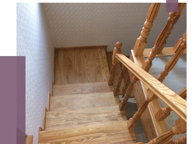 Сосновые лестницы в Ленинске-Кузнецком под ключ от 8075 руб.  | ПРОЛЁТ-Лнн