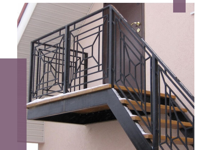Металлические перила в Ленинске-Кузнецком от 4293 руб.  | ПРОЛЁТ-Лнн