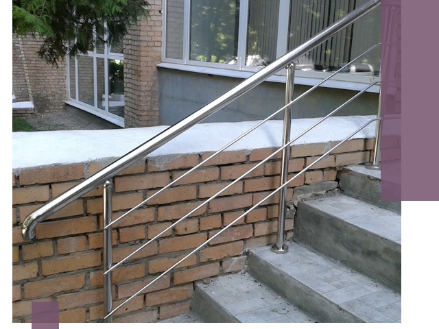 Перила из нержавеющей стали высокого качества в Ленинске-Кузнецком