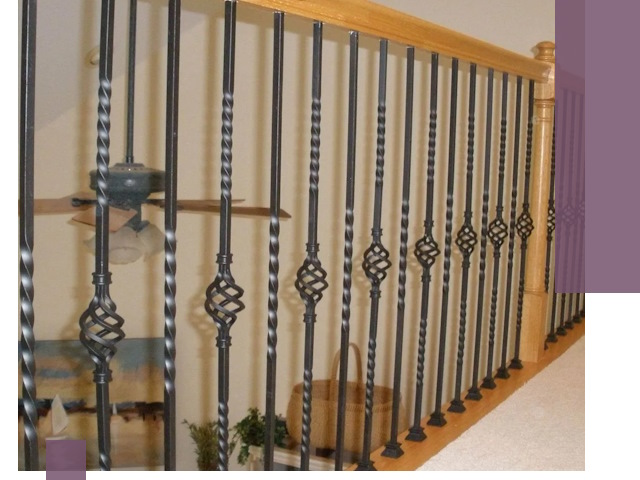 Изготовление и монтаж кованных перил в Ленинске-Кузнецком под ключ