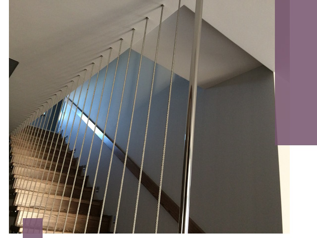 Тросовые перила под ключ в Ленинске-Кузнецком — производство и монтаж