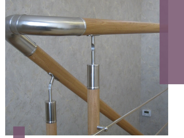 Комбинированные перила на заказ в Ленинске-Кузнецком — монтаж и производство