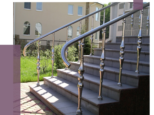 Перила для крыльца в Ленинске-Кузнецком от 10732 руб. — монтаж ПРОЛЁТ-Лнн