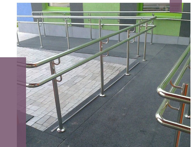 Ограждения пандусов в Ленинске-Кузнецком от 4344 руб. монтаж | ПРОЛЁТ-Лнн