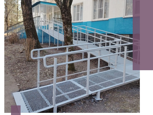 Пандусы под ключ в Ленинске-Кузнецком: изготовление, монтаж и демонтаж