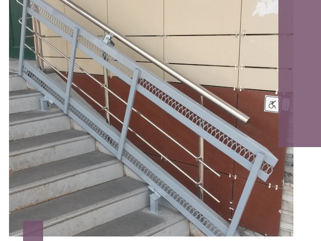 Изготовление откидных пандусов под ключ в Ленинске-Кузнецком