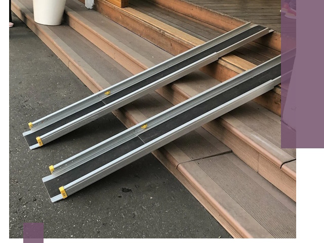 Телескопические пандусы под ключ в Ленинске-Кузнецком — изготовление и монтаж