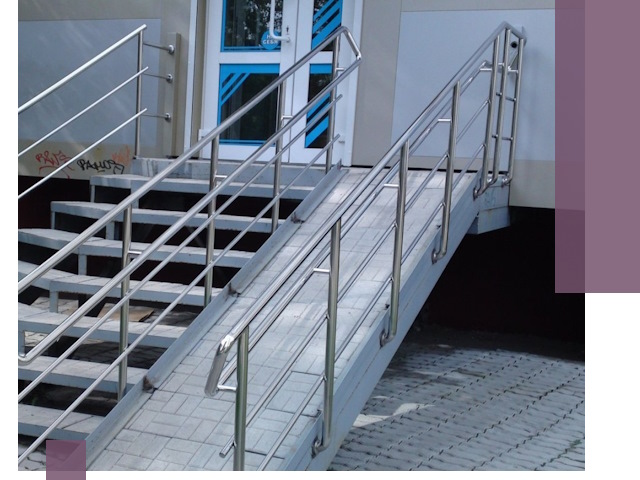 Пандус на крыльцо под ключ в Ленинске-Кузнецком: монтаж и изготовление