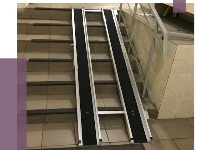 Установка пандуса в подъезд в Ленинске-Кузнецком от 7972 руб. под ключ | ПРОЛЁТ-Лнн