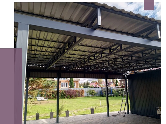 Монтаж навесов в Ленинске-Кузнецком от 7359 руб. — установка навеса | ПРОЛЁТ-Лнн