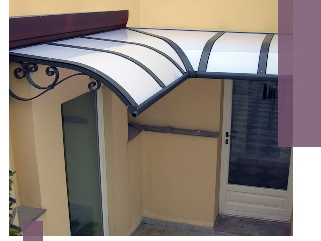 Монтаж козырьков любой сложности в Ленинске-Кузнецком под ключ