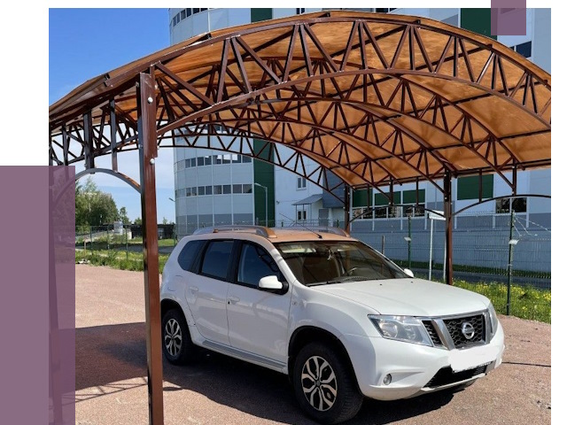 Недорогие навесы в Ленинске-Кузнецком от 42928 руб. | ПРОЛЁТ-Лнн