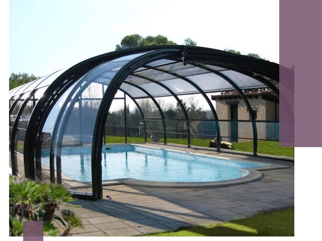 Навесы для бассейна в Ленинске-Кузнецком: изготовление и монтаж под ключ