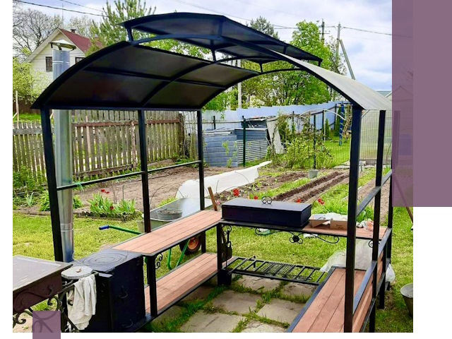 Навесы для барбекю в Ленинске-Кузнецком: изготовление, монтаж и демонтаж