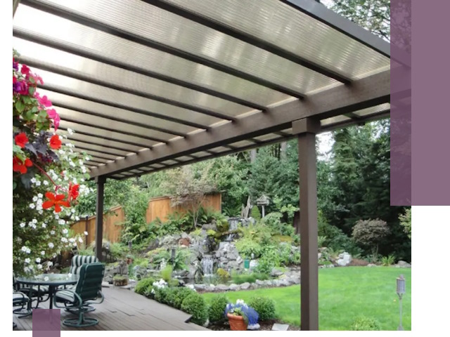 Навесы из поликарбоната под ключ в Ленинске-Кузнецком быстро и надёжно