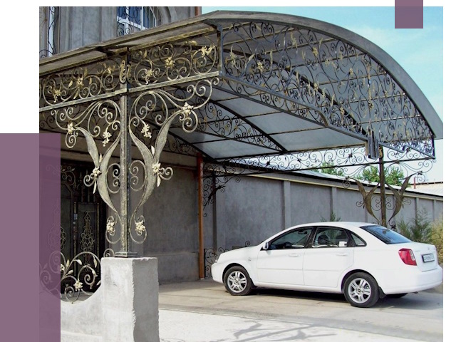 Кованые навесы в Ленинске-Кузнецком от 14565 руб. | ПРОЛЁТ-Лнн
