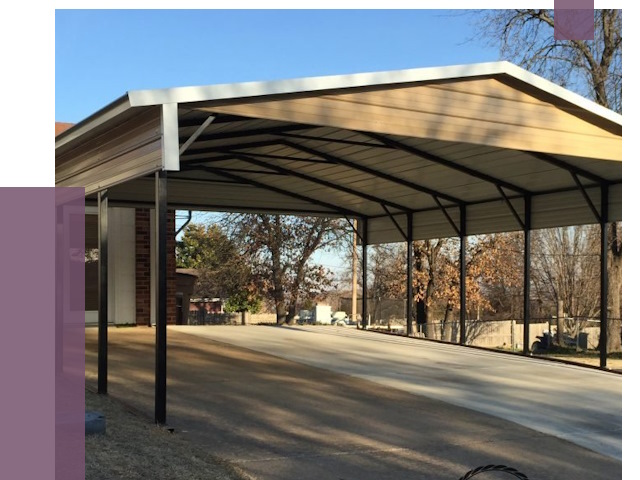 Двускатные навесы в Ленинске-Кузнецком от 8023 руб.  | ПРОЛЁТ-Лнн