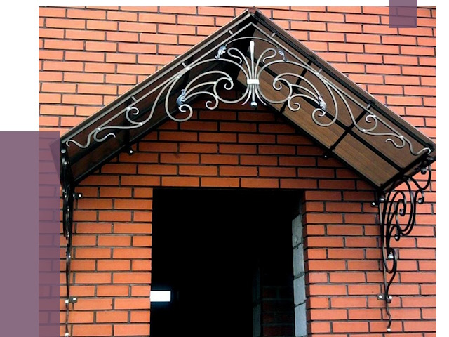 Металлические козырьки в Ленинске-Кузнецком от 10681 руб. 