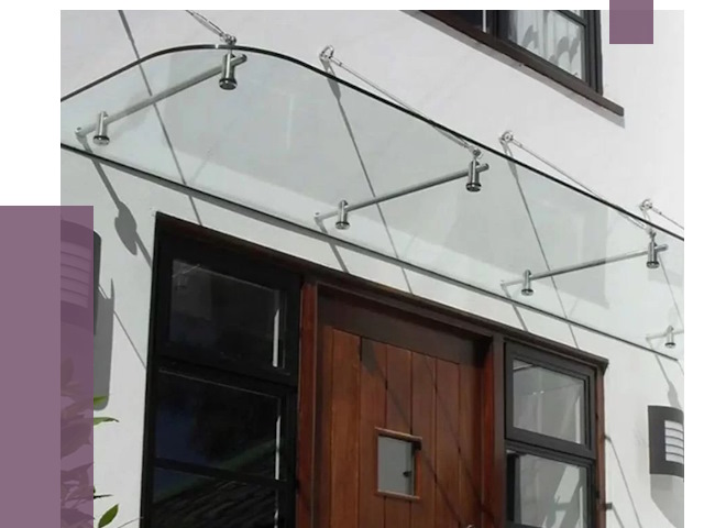 Стеклянные козырьки в Ленинске-Кузнецком от 18909 руб. | ПРОЛЁТ-Лнн