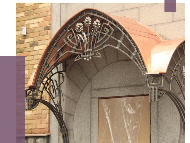 Арочные козырьки в Ленинске-Кузнецком от 14565 руб. 