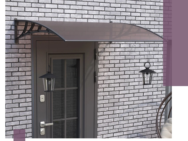 Недорогие козырьки и навесы под ключ в Ленинске-Кузнецком