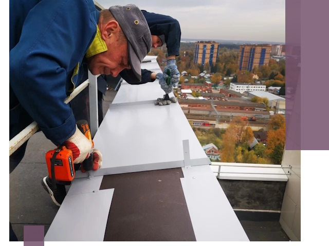 Монтаж парапетов в Ленинске-Кузнецком — установка прочных металлических ограждений