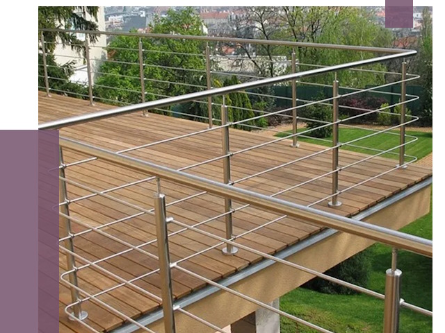 Алюминиевые парапеты в Ленинске-Кузнецком под ключ от 7768 руб. 