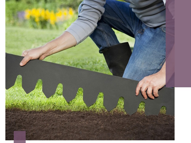 Металлические бордюры для газона в Ленинске-Кузнецком — изготовление и монтаж