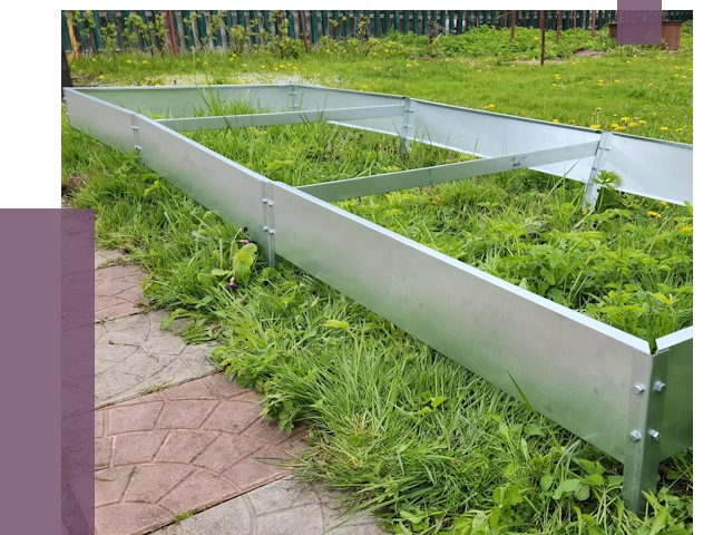 Металлические бордюры для грядок в Ленинске-Кузнецком от 1789 руб. 