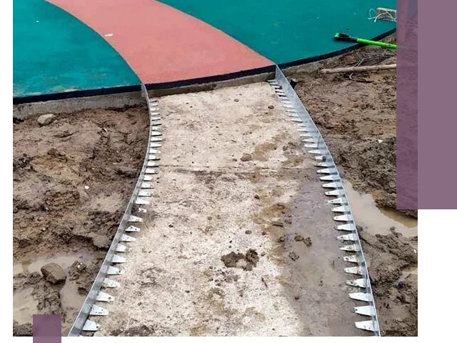 Металлические бордюры для дорожек в Ленинске-Кузнецком — монтаж и изготовление