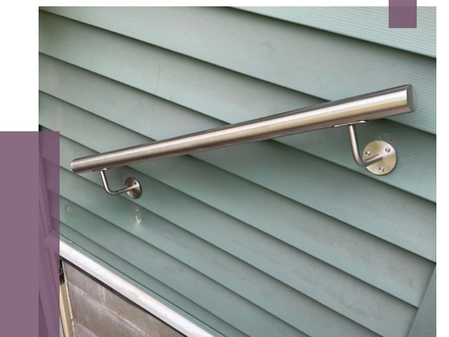 Поручни из нержавеющей стали в Ленинске-Кузнецком от 7666 руб.  | ПРОЛЁТ-Лнн